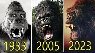 Evolution of King Kong in Movies w Facts 19332023 [upl. by Jochebed]