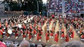 Royal Edinburgh Military Tattoo 2011 Massed Pipes amp Drums [upl. by Euqinehs]