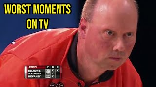 WORST Mike Scroggins moments on TV  PBA Bowling Rewind [upl. by Douglass]