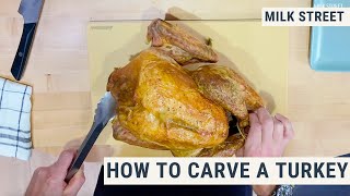 How to Carve a Turkey and Pick the Right Knife  Milk Street Cooking School [upl. by Sell]