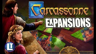 CARCASSONNE  How To Play The Expansions  DIGITAL Tutorial  Part 1 [upl. by Alliscirp]