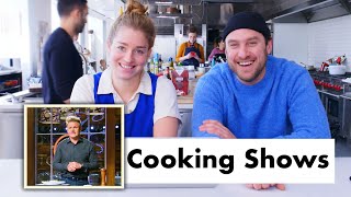 Pro Chefs Review TV Cooking Shows  Test Kitchen Talks  Bon Appétit [upl. by Krystin]