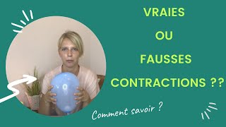 VRAIES OU FAUSSES CONTRACTIONS [upl. by Zena476]