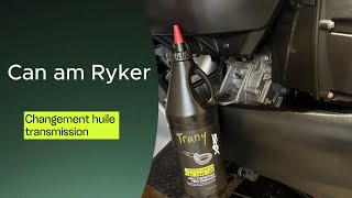 Can am ryker changement huile transmission [upl. by Christophe883]