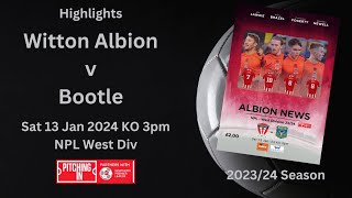 Witton Albion v Bootle Match Highlights 4K [upl. by Rind684]