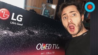 LG OLED 4k tv  My Unboxing Experience  Shades of Tech ⓞ [upl. by Stephanie43]