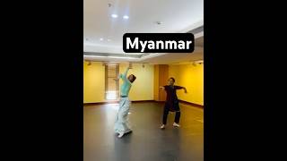 Burmese Classical Dance  International Art Workshop  ICCR [upl. by Idnerb]