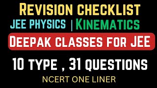 kinematics JEE ONE SHOT  JEE CHAPTER WISE PYQ I projectile motion for JEE NCERT LINE BY LINE [upl. by Anele994]