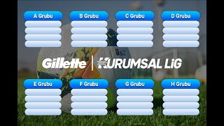 Gillette Kurumsal Futbol Lig 2024 Sonbahar Kura Çekimi [upl. by Ynnal704]