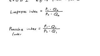 Laspeyres vs Paasche [upl. by Flossie]