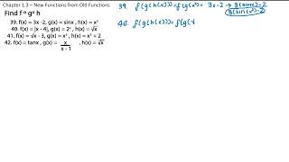 Find the composite of fx  gx  and hx  Triple Composite Functions [upl. by Tyoh]