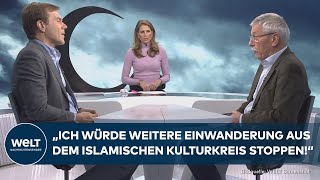 DUELL DES TAGES Gehört der Islam zu Deutschland Thilo Sarazzin und Jacques Schuster im Gespräch [upl. by Ashbey]