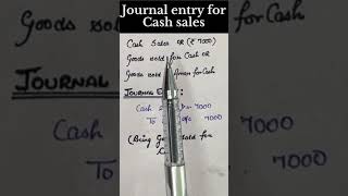 How to pass journal entry for cash sales  Avoid mistakes in general entry  class11 accounting [upl. by Nipha]