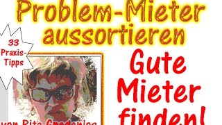 Mietersuche  verlässliche Mieter finden  ProblemMieter aussortieren 33 Tipps  vermietershopde [upl. by Maxama808]