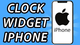 How to add clock widget on iPhone FULL GUIDE [upl. by Savick726]