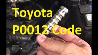 Causes and Fixes Toyota P0012 Code Intake A Camshaft Position Timing – OverRetarded Bank 1 [upl. by Analim92]