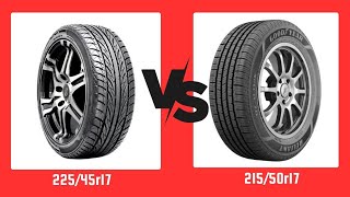 Tire Size 22545r17 vs 21550r17 [upl. by Hurwit]