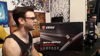 Msi Optix G27C2 monitor unboxing [upl. by Corilla]