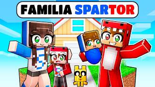 FAMILIA SPARTOR en MINECRAFT 💖👶 FAMILIA vs FAMILIA RaptorGamer [upl. by Cairns]