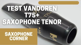 Test du Vandoren T75 pour Saxophone Tenor [upl. by Annawd19]