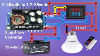 DC to DC 9A 300W Step Down Buck Converter  How to Use Step Down Buck Converter  Unboxing  Review [upl. by Omixam126]