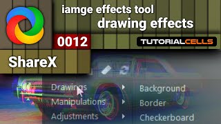 0012 drawing image effects in ShareX [upl. by Hallett]