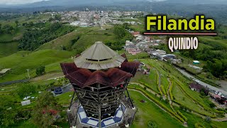 FILANDIA Quindio el pueblo mas bonito de Colombia  Eje Cafetero [upl. by Bordiuk240]