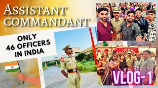 BSF 3 Star Officer Passing Out Parade👮‍♂️  RiseWithMohit VLOG1  BSF Assistant Commandant🇮🇳 [upl. by Aggy]