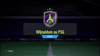 FIFA 22 SBC  DCE  WIJNALDUM AU PSG  SOLUTION LA MOINS CHER  PACK [upl. by Deery437]