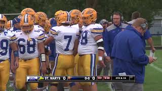 20170901  HS Football Broadcast  St Marys at OttawaGlandorf [upl. by Imef]