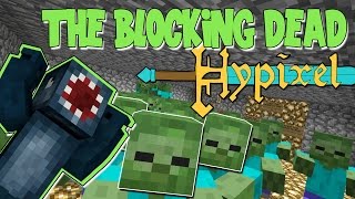 Minecraft  The Blocking Dead  100 Zombie Kills [upl. by Lazaruk]