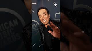 Smokey Robinson is bringing the swag 🖤 to AMAs50 AMAsquot [upl. by Retse]