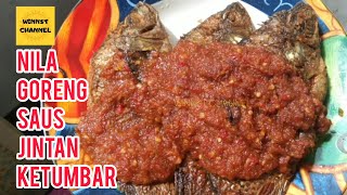 RESEP NILA GORENG SAUS JINTAN KETUMBAR  FRIED TILAPIA WITH CUMIN AND CORIANDER SAUCE [upl. by Ayotaj]