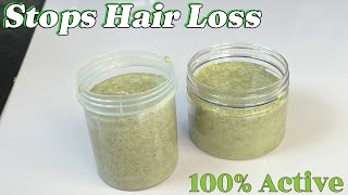 Say Goodbye To Hair Loss With This Simple Home Hair Solution  Hair Cream For Hair Loss [upl. by Cahan]