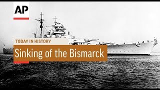 Sinking of the Bismarck  1941  Today In History  27 May 18 [upl. by Odraude343]