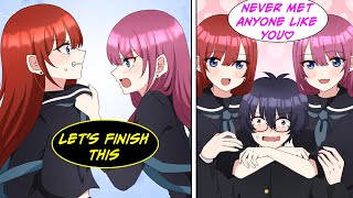 Manga Dub Nerd stops the fight between the delinquent twins and gets called to the side [upl. by Cindee]