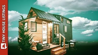 High End Tiny House With Folding Deck [upl. by Ettennej]