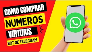 COMO COMPRA NUMERO VIRTUAL NO TELEGRAM [upl. by Francene]