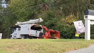 Cartersville Electric Trees To The Wood Chipper Cartersville GA [upl. by Barabas]