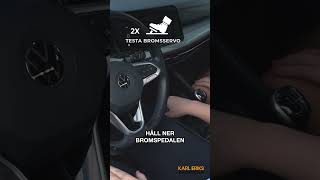 shorts Kontrollera styr och bromsservo på bilen –Säkerhetskontroll BKörkort säkerhetskontrollen [upl. by Enilreug]