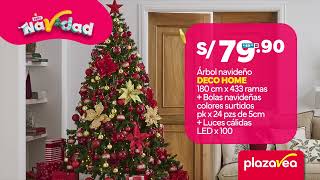 ¡Los adornos navideños que buscas 🌟🎄 a precios BAJOJOJ🎅S en plazaVea y plazaVeacompe 📲 [upl. by Aicemat835]