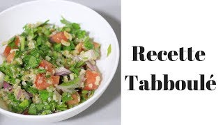 Recette Tabbouleh [upl. by Conney523]