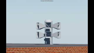 TTSC CYCLOP STH12B siren  1 minute alert  roblox [upl. by Iseabal189]