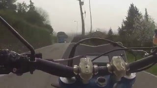 Ritorno Montevecchia  Rottura cuscinetti banco  Wheelies training 020416 [upl. by Wilcox]