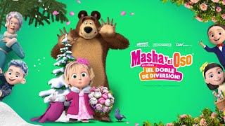 Masha y El Oso en cines El doble de diversión ❄️🎀🎄Tráiler🎉 ¡A partir del 18 de Enero [upl. by Natloz424]