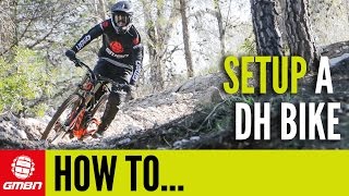 How To Set Up A Downhill Mountain Bike  Get The Perfect Custom Fit [upl. by Harat159]