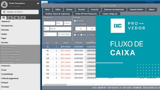 Fluxo de caixa no IXC Provedor [upl. by Mohamed]