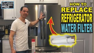 How To Change A Refrigerator Water Filter  Frigidaire Phillips Vision Episode  61 [upl. by Nyrahs]