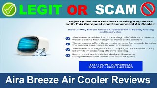 Aira Breeze Air Cooler Reviews  Nov 2024 Beware of Scam Watch Now [upl. by Aivan]