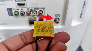 Coloca el Capacitor en el Televisor y Sintoniza canales gratis de TV [upl. by Ennovehc335]